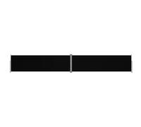 Auvent paravent Store Brise-Vue latéral rétractable de Patio Jardin terrasse Balcon Protection visuelle écran 180 x 1200 cm Noir 02_0007442