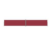 Auvent paravent store brise-vue latéral rétractable de patio jardin terrasse balcon protection visuelle écran 180 x 1200 cm rouge 02_0007468