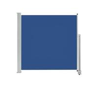 Auvent paravent store brise-vue latéral rétractable de patio jardin terrasse balcon protection visuelle écran 160 x 300 cm bleu 02_0007279