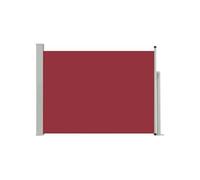 Auvent paravent store brise-vue latéral rétractable de patio jardin terrasse balcon protection visuelle écran 100 x 500 cm rouge 02_0007194