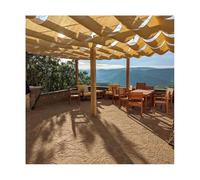 Auvent pare-soleil en forme de U - Auvent flexible pour pergola, serres, piscines et refroidissement des plantes (l : 2,2 m x L : 6 m)