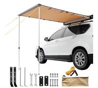Auvent pare-soleil imperméable rétractable pour abri extérieur hauteur réglable pour camping-car et voiture avec sac de rangement