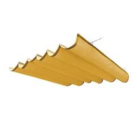 Auvent Pergola Rétractable Imperméable Résistant aux UV Design Télescopique pour Patio, Jardin, Terrasse - Jaune Terre Shade Cover - Protection Solaire Extérieur