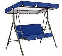 Auvent pivotant Auvent de balançoire jardin imperméable remplacement, installation simple, ensemble housses siège pare-soleil for patio extérieur(Color 3,L)