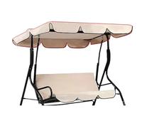 Auvent pivotant Housse de remplacement imperméable for balancelle jardin à 3 places(Beige)