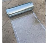 Auvent,Plaques de Toit Marquise pour Terrasse,Balcon,Panneau Imperméable Transparent Abri Protection Contre La Pluie et UV,Facile à Plier et à Couper,avec Vis,Personnalisable (W*L:0.6x4m)