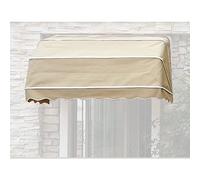 Auvent pliable imperméable pour fenêtres et portes, protection UV pour terrasse et balcon, couleurs et tailles personnalisables, beige, 140 x 60 x 60 cm