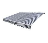 vidaXL Auvent pliable motorisé 600 cm Bleu/blanc