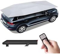 Auvent pliable portable, télécommande automatique, source d'alimentation amovible, pour protection solaire du véhicule