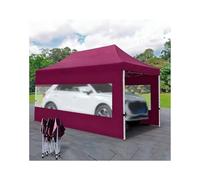 Auvent Pliable pour Abri De Voiture Extérieur en Métal Résistant Aux Intempéries, avec Cadre Renforcé, pour Tracteurs, Camions, Camping-Cars Et SUV(Wine Red)