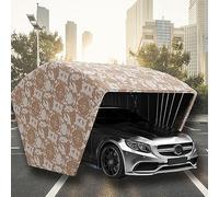 Auvent pliable semi-automatique résistant aux intempéries pour la protection du véhicule