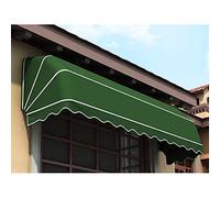 Auvent pliable sur mesure imperméable pour fenêtres et portes, protection UV, pour terrasse, balcon, disponible en vert, 140 x 80 x 80 cm, solution d'ombrage polyvalente