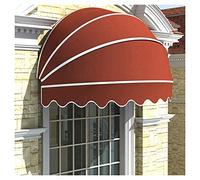 Auvent Pliant, Auvent de Porte Fenêtre, Auvent Pliant Manuel Extérieur, pour Balcon d'entrée de Patio, Facile à Assembler (Couleur : Orange, Taille : 145x75x75cm)