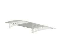 Auvent porte en polycarbonate Lyra 1,35 m Palram - Canopia blanc