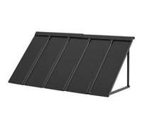 VEVOR Auvent de Porte d'Entrée 143x61 cm Marquise de Porte Extérieure Métal, Cadre Acier, Abri de Protection Contre Pluie, Neige, Soleil, Auvent pour Portes d'Entrée, Fenêtres de Porches, de Balcons