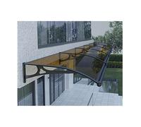 Auvent pour fenêtre, porte d'entrée et fenêtre, 60 x 360 cm, parfait pour portes avant et arrière, balcon, porche, protection contre les intempéries et le bouclier UV