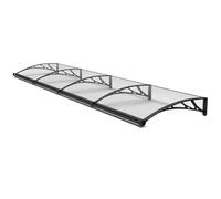Auvent Pour Porte D'entrée, Auvent De Terrasse, Avec Manivelle Multi-Fonction Store Latéral Enroulable, Auvent De Porte D'entrée Résistante(80x400cm/31x157in)