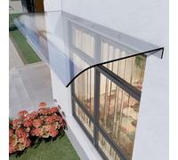 Auvent Pour Porte D'Entrée En Polycarbonate Transparent, Marquise De Porte Et Fenêtres, Marquise Invisible Pour Protection UV Sur Porche, Balcon Et Terrasse, UV Protection, Pluie Et Neige Protection (
