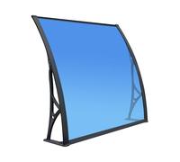 Auvent pour terrasse, couvercle de porte en aluminium résistant aux UV, couverture de fenêtre imperméable pour jardin et balcon, design insonorisant, abri extérieur durable
