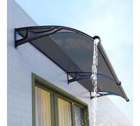 Auvent pour terrasse extérieure, porche, terrasse et entrée - Abri imperméable avec protection UV