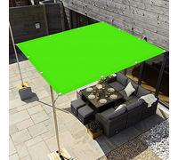 Auvent rectangulaire de 1,8 x 2,4 m, protection UV, indéchirable, doux, vert, installation facile, pour balcon, jardin, terrasse - Améliore le confort et le style