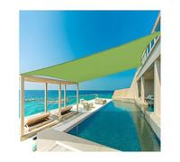 Auvent rectangulaire imperméable en tissu Oxford pour extérieur, jardin, terrasse, pergola, balcon, fêtes, voile d'ombrage vert 2 x 2 m