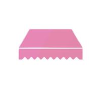 Auvent réglable de rechange en polyester imperméable - Pour protection de terrasse - 3,6 m - Rose - 4,5 x 2,5 m - Pour extérieur