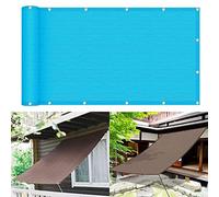 Auvent résistant aux UV - 3,6 x 9,5 m - 95 % d'ombrage - Pour extérieur, jardin, pergola, terrasse - Solution parfaite de pare-soleil - Bleu