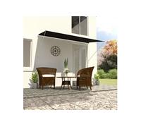 vidaXL Store rétractable pare-soleil jardin 250x150 cm Anthracite