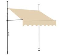 Auvent rétractable - Abri pare-soleil extérieur manuel avec protection UV pour terrasse et jardin