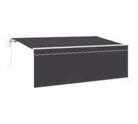 vidaXL Auvent Rétractable Anthracite 400 x 200 cm 3329803
