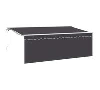 Auvent rétractable Anthracite 400 x 200 cm vidaXL