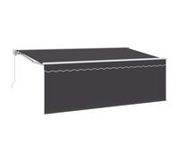 Auvent rétractable Anthracite 400 x 200 cm vidaXL