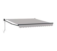 Auvent Rétractable Automatique Vidaxl Gris 350x250 Cm, Tissu De Remplacement Pour Auvent Vidaxl Pour Cadre 3.5x2.5 M Gris Clair