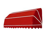 Auvent rétractable - Auvent de terrasse pliable, tissu polyester, auvent de cour à faire soi-même pour balcon, porche, cour