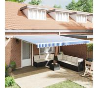 vidaXL Parasol pour l'extérieur - Idéal pour Ton Jardin ou ta terrasse ! Ce Parasol rétractable Te protège Super Bien des UV et a Un Style Moderne. Il est Aussi résistant aux intempéries, Parfait par