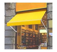 Auvent rétractable avec manivelle, pare-soleil d'extérieur résistant aux UV et à l'eau, pour terrasse et balcon (150 x 100 x 100 cm), solution ultime de protection solaire