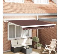 Vidaxl Auvent Rétractable Automatique Marron 300x250 Cm
