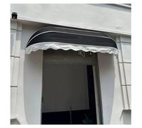 Auvent rétractable courbé français - Abri pliable résistant aux UV - Pour extérieur, terrasse, jardin, balcon - Décoration