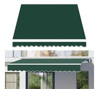 Auvent rétractable de rechange pour jardin, balcon et terrasse - 300 x 200 cm (cadre non inclus) - Protection en tissu