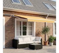 vidaXL Auvent rétractable électrique vida 100% polyester et aluminium