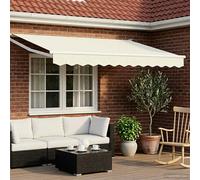 Vidaxl Auvent Rétractable Électrique Crème 3 X 2,5 M