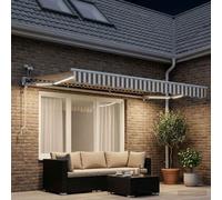 Auvent rétractable électrique Ombre d'Extérieur Auvent de jardin vidaXL vidaXL
