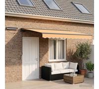 Auvent rétractable électrique Polyester avec revêtement PU de terrasse vidaXL vi
