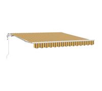 Auvent rétractable multicolore - vidaXL - 300x250 cm - Tissu et acier - Motorisé - Anti-UV - Résistant aux intempéries