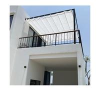 Auvent rétractable ondulé pour extérieur, 1,8 m x - Voile d'ombrage pour terrasse, balcon, jardin et terrasse - Voile d'ombrage coulissant pour une protection UV et un confort ultimes