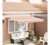 Auvent Rétractable Polyester et Aluminium Solution d'Ombre Extérieure vidaXL vid