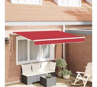 Auvent Rétractable Polyester et Aluminium Solution d'Ombre Extérieure vidaXL vid