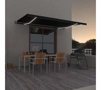 Auvent rétractable Polyester Ombre d'auvent d'Extérieur de jardin Abri vidaXL vi