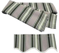Auvent rétractable pour auvent de terrasse, housse de rechange en tissu (tissu uniquement) imperméable en polyester 280 g, protection UV avec cantonnière pour jardin, balcon (taille : 41 x 23 cm).